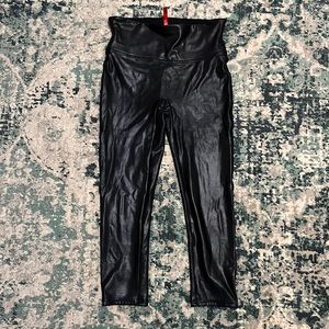 Spanx Faux Leather Capri